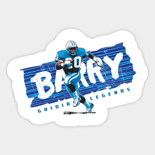 Barry Sanders tee t-shirt Sticker